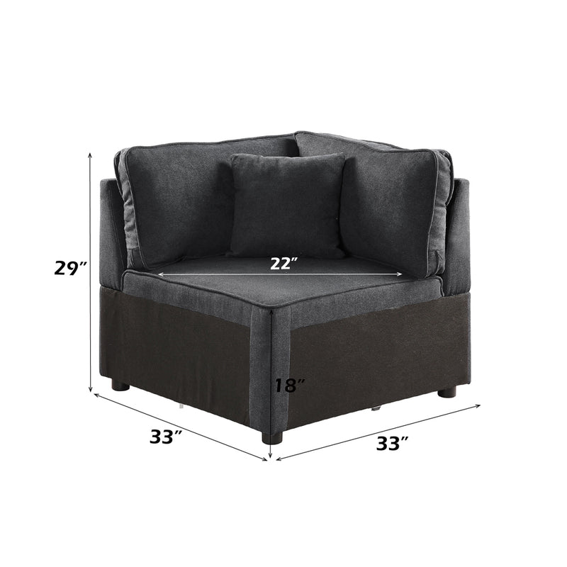 Silvester Modular - Wedge W/Pillow - 56874