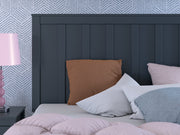 Simmenfort Full Panel Headboard with Dresser and Chest in Navy Blue - PKG020613