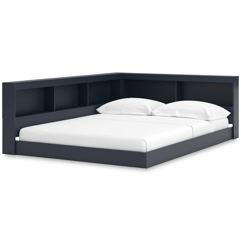 Simmenfort Navy Blue Youth Bookcase Storage Bedroom Set - Gate FurnitureYouth Bedroom Set