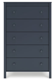 Simmenfort Navy Blue Youth Bookcase Storage Bedroom Set - Gate FurnitureYouth Bedroom Set