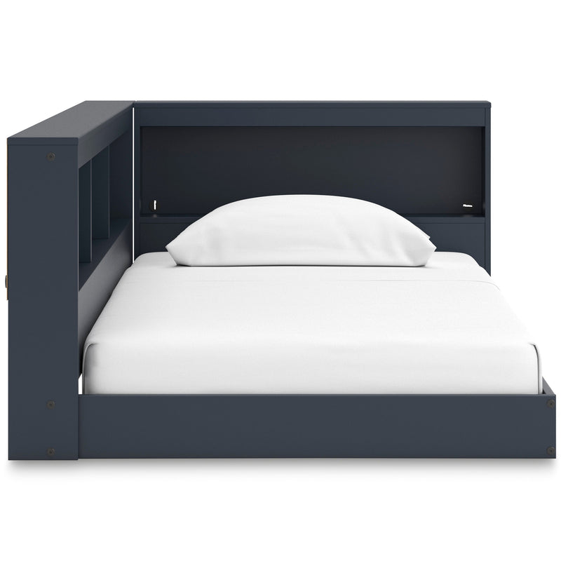 Simmenfort Navy Blue Youth Bookcase Storage Bedroom Set - Gate FurnitureYouth Bedroom Set