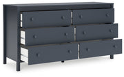Simmenfort Navy Blue Youth Bookcase Storage Bedroom Set - Gate FurnitureYouth Bedroom Set