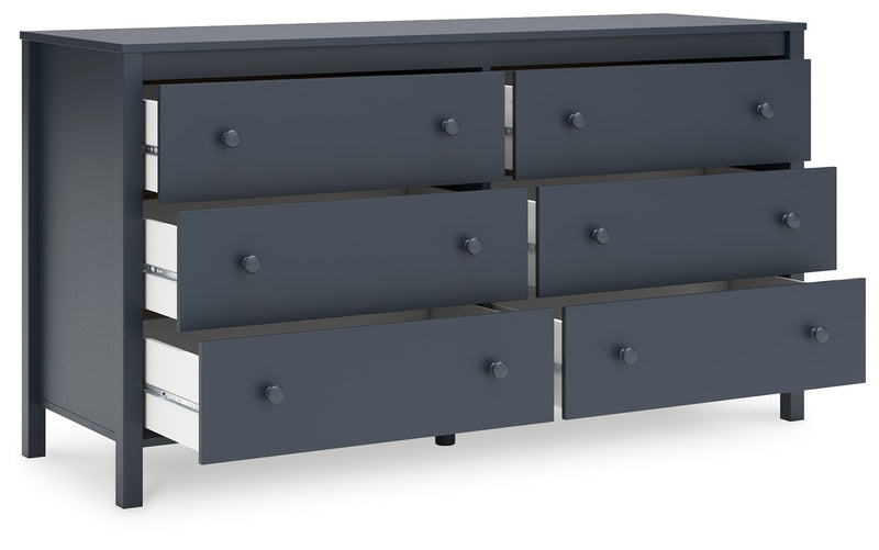 Simmenfort Navy Blue Youth Bookcase Storage Bedroom Set - Gate FurnitureYouth Bedroom Set