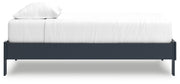 Simmenfort Twin Platform Bed with Dresser and Chest in Navy Blue - PKG020620