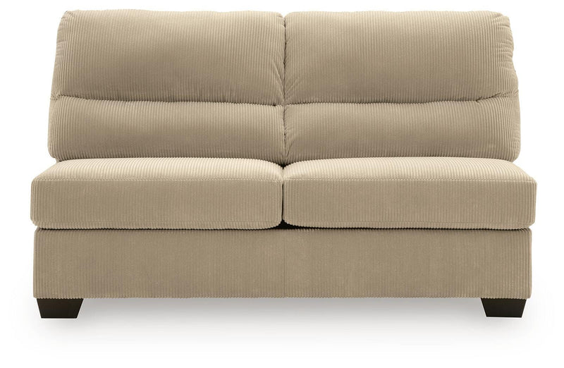 SimpleJoy 3-Piece Sectional and Ottoman - 24203U3