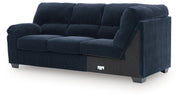 SimpleJoy Navy Left-Arm Facing Sofa with Corner Wedge - 2420548