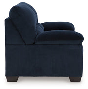 SimpleJoy Navy Loveseat - Gate FurnitureLoveseat