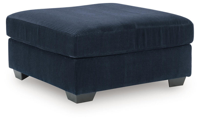 SimpleJoy Navy Oversized Accent Ottoman - 2420508