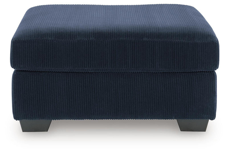 SimpleJoy Navy Oversized Accent Ottoman - 2420508