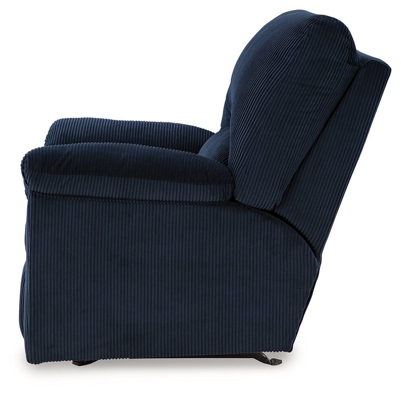 SimpleJoy Navy Recliner - Gate FurnitureRecliner Chair