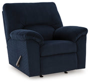 SimpleJoy Navy Recliner - Gate FurnitureRecliner Chair