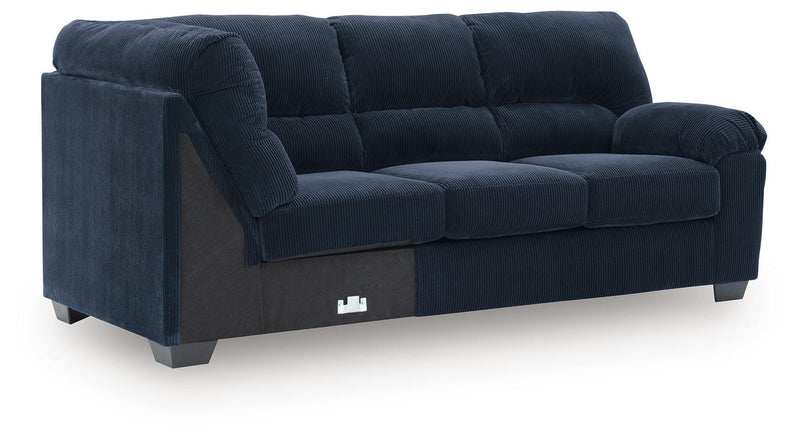SimpleJoy Navy Right-Arm Facing Sofa with Corner Wedge - 2420549