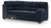 SimpleJoy Navy Right-Arm Facing Sofa with Corner Wedge - 2420549