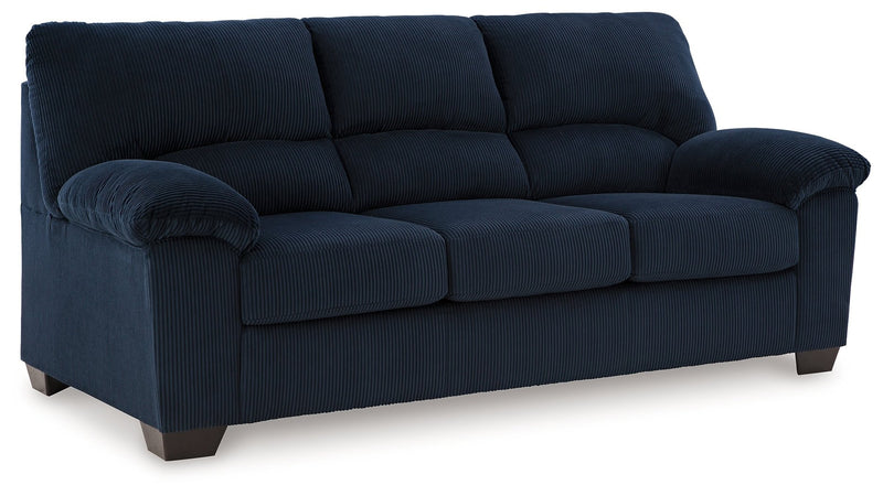 SimpleJoy Navy Sofa - Gate FurnitureSofa