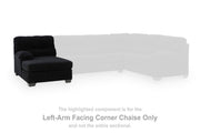 SimpleJoy Onyx Left-Arm Facing Corner Chaise - 2420416