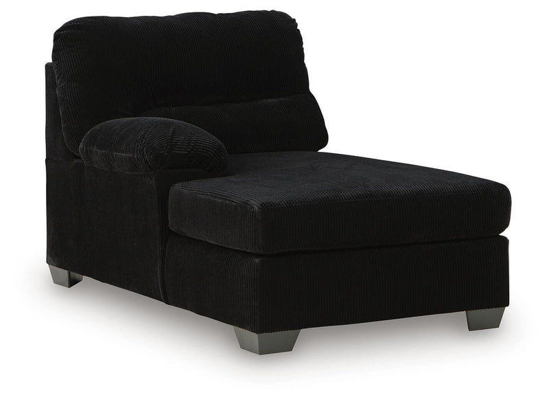 SimpleJoy Onyx Left-Arm Facing Corner Chaise - 2420416