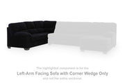 SimpleJoy Onyx Left-Arm Facing Sofa with Corner Wedge - 2420448