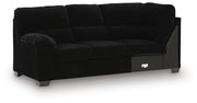 SimpleJoy Onyx Left-Arm Facing Sofa with Corner Wedge - 2420448