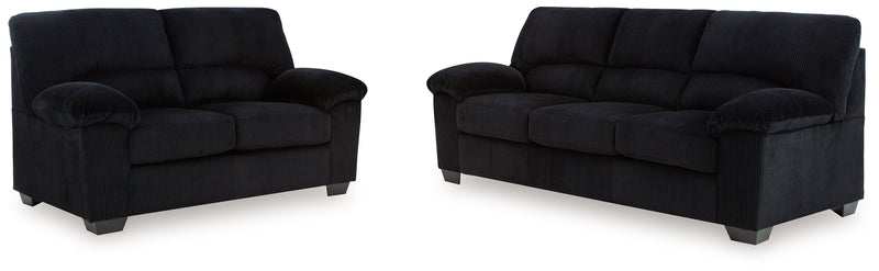 SimpleJoy Onyx Living Room Set - Gate FurnitureLiving Room Set