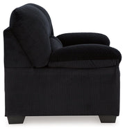 SimpleJoy Onyx Loveseat - Gate FurnitureLoveseat