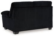 SimpleJoy Onyx Loveseat - Gate FurnitureLoveseat
