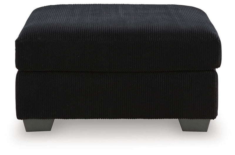 SimpleJoy Onyx Oversized Accent Ottoman - 2420408