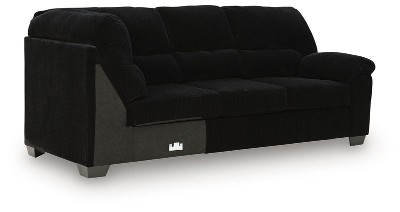 SimpleJoy Onyx Right-Arm Facing Sofa with Corner Wedge - 2420449