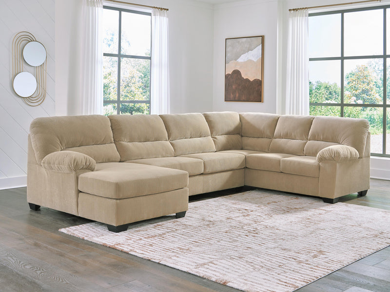 SimpleJoy Sand 3-Piece Sectional with Chaise - 24203S1