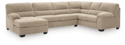 SimpleJoy Sand 3-Piece Sectional with Chaise - 24203S1