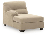 SimpleJoy Sand Left-Arm Facing Corner Chaise - 2420316
