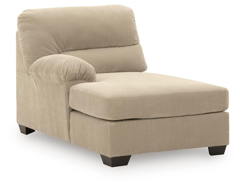 SimpleJoy Sand Left-Arm Facing Corner Chaise - 2420316