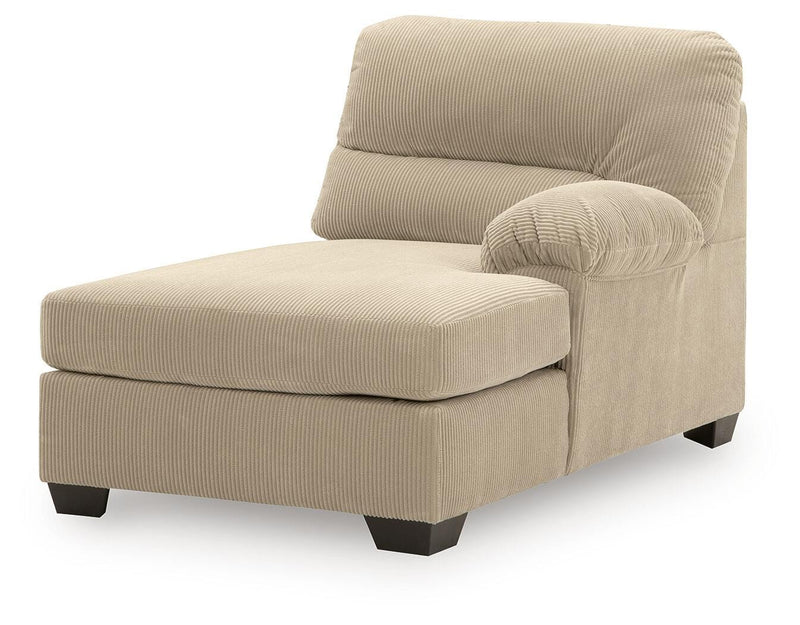 SimpleJoy Sand Right-Arm Facing Corner Chaise - 2420317
