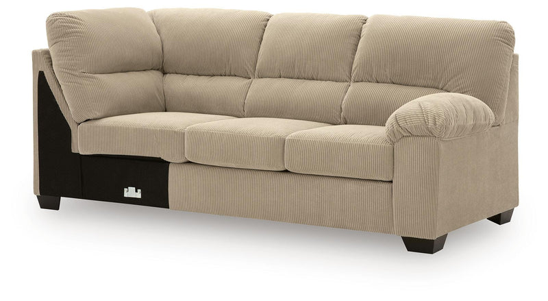 SimpleJoy Sand Right-Arm Facing Sofa with Corner Wedge - 2420349