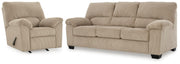 SimpleJoy Sand Sofa and Recliner - 24203U2