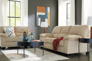 SimpleJoy Sofa and Loveseat in Sand from Ashley - Luna Furniture