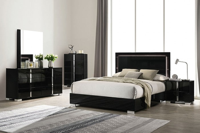 Sinistra Piano Black Chest - FM7211BK-C