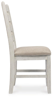 Skempton White/Light Brown Dining Chair (Set of 2) - D394-01X2