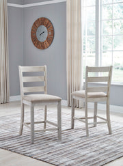 Skempton White/Light Brown 5 - Piece Counter Height Set - Gate FurnitureCounter Height Set