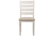 Skempton White/Light Brown Dining Chair (Set of 2) - Gate FurnitureDining Chair