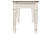Skempton White/Light Brown Storage Bench - Gate FurnitureAccent Bench