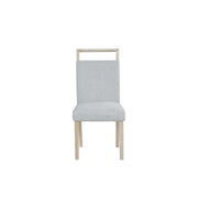 Skyla - Gray Upholstered Dining Chair with Padded Seat and Back - D214-C