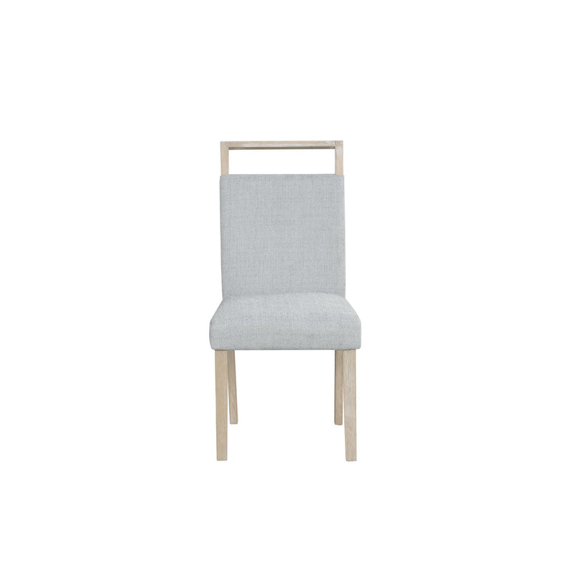 Skyla - Gray Upholstered Dining Chair with Padded Seat and Back - D214-C