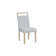 Skyla - Gray Upholstered Dining Chair with Padded Seat and Back - D214-C