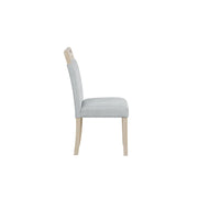 Skyla - Gray Upholstered Dining Chair with Padded Seat and Back - D214-C