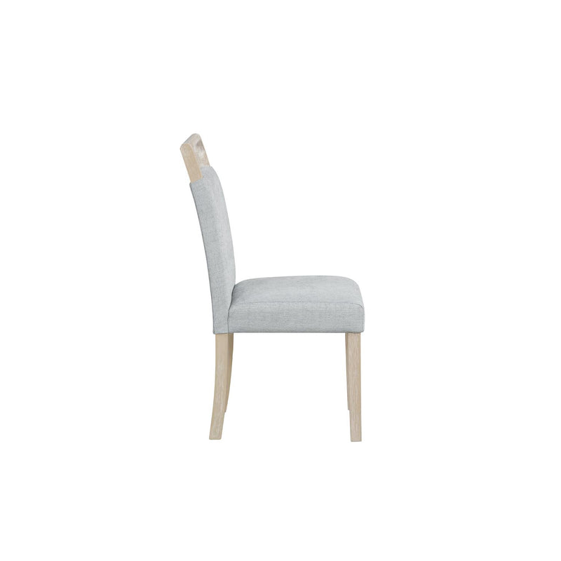 Skyla - Gray Upholstered Dining Chair with Padded Seat and Back - D214-C