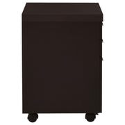 Skylar 3-drawer Home Office Mobile File Cabinet Cappuccino - 800894
