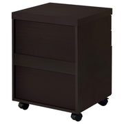 Skylar 3-drawer Home Office Mobile File Cabinet Cappuccino - 800894