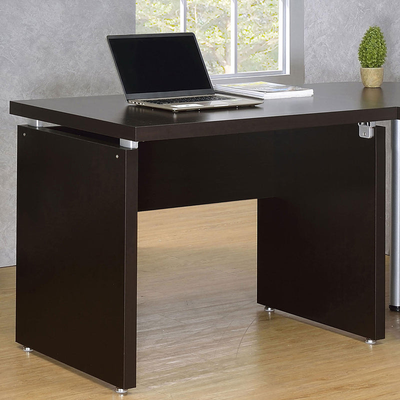 Skylar 39-inch Engineered Wood Writing Desk Cappuccino - 800892
