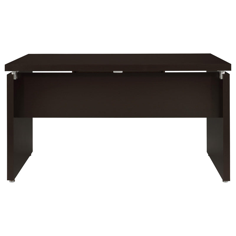 Skylar 55-inch Computer Desk with Keyboard Drawer Cappuccino - 800891