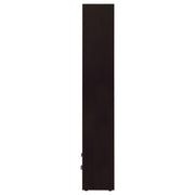 Skylar 71-inch 5-shelf Bookcase with Drawer Cappuccino - 800905